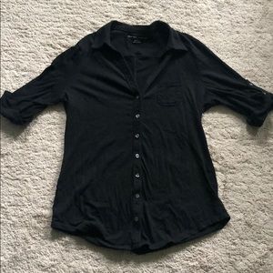 Black button up top